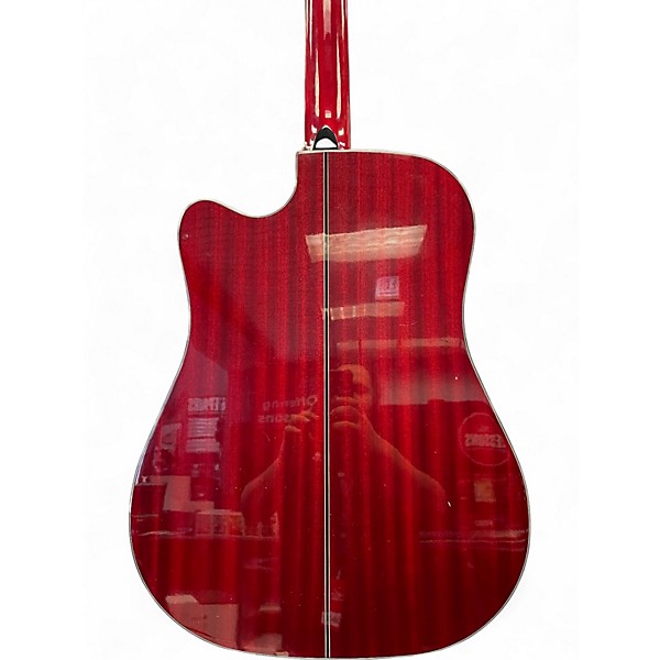 Used Takamine GD30CE WINE RED Acoustic Electric Guitar