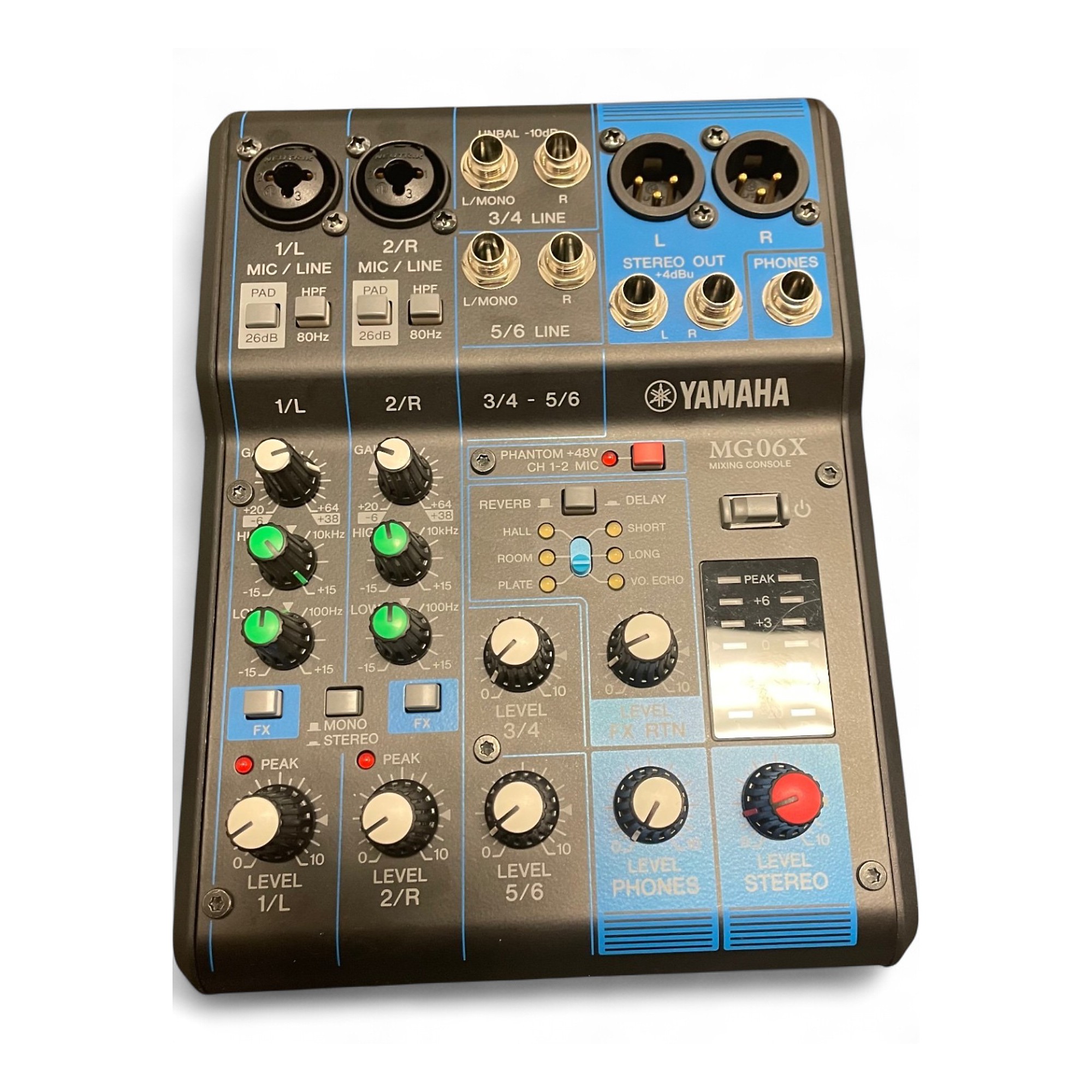 【未開封】YAMAHA　MG06 Yamaha MG06 6-Channel Mixing Console 6-Input Live Recording