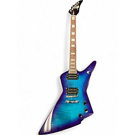 Used Firefly CLASSIC EXPLORER Blue Burst Solid Body Electric Guitar