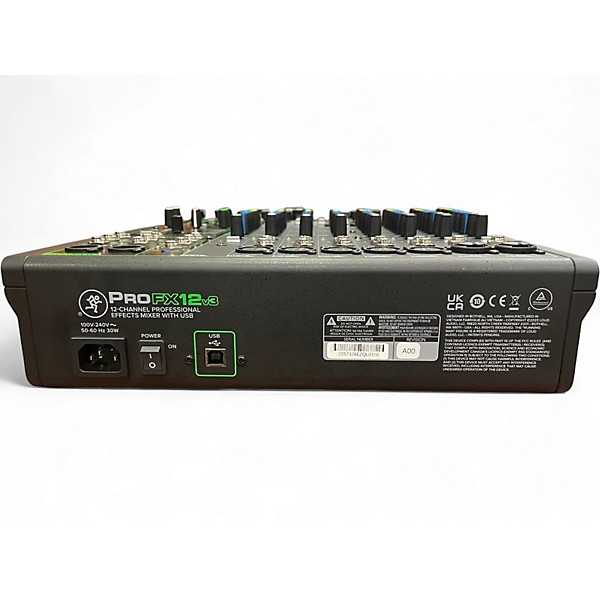 Used Mackie Profx12v3 Unpowered Mixer