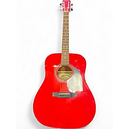 Used J. Reynolds JR60R Red Acoustic Guitar