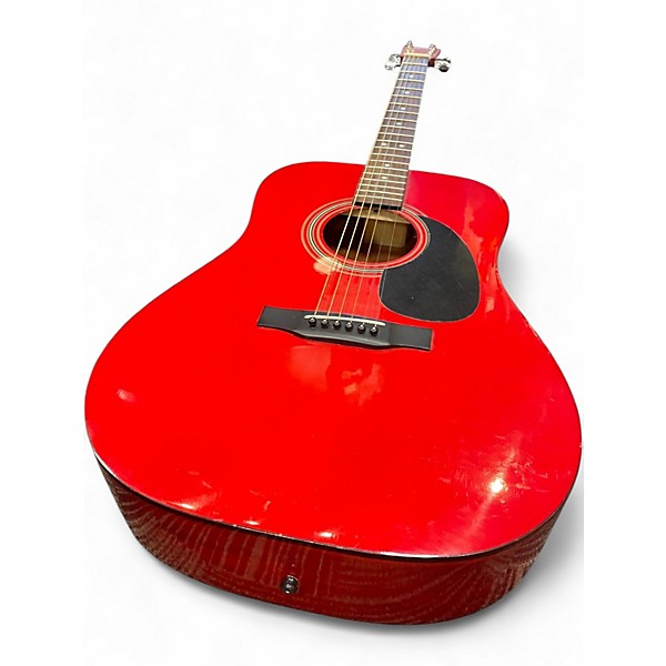 Used J. Reynolds JR60R Red Acoustic Guitar