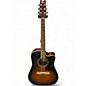 Used Washburn D10CEQ 2 Color Sunburst Acoustic Electric Guitar thumbnail