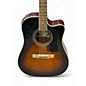 Used Washburn D10CEQ 2 Color Sunburst Acoustic Electric Guitar