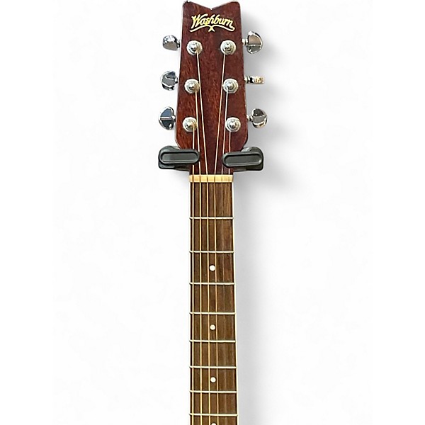 Used Washburn D10CEQ 2 Color Sunburst Acoustic Electric Guitar