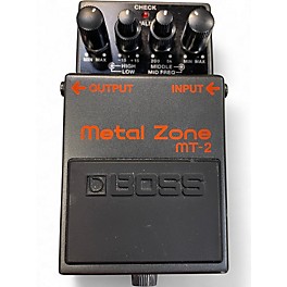 Used BOSS MT2 Metal Zone Distortion Effect Pedal