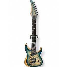 Used Schecter reaper 7 skyburst Solid Body Electric Guitar