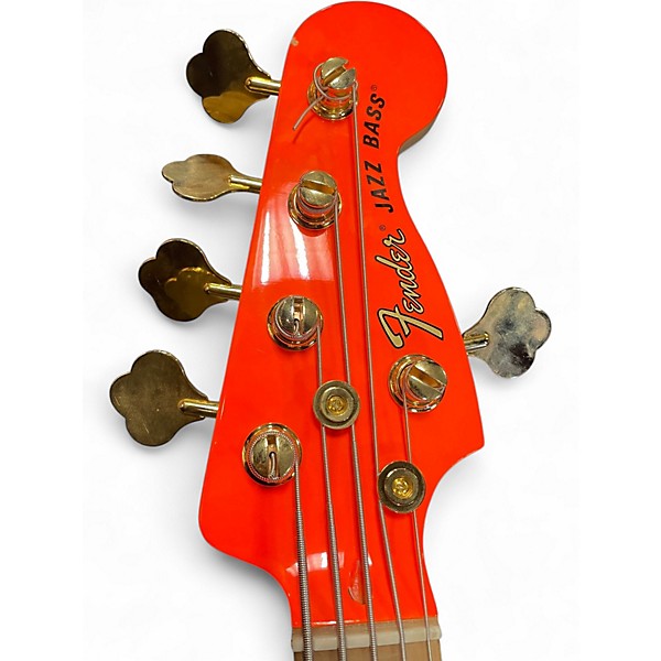Used Fender MONO NEO SINGNATURE JAZZ BASS ELECTRIC YELLOW AND ORANGE Electric Bass Guitar