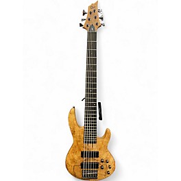 Used ESP LTD B206SM 6 String Natural Electric Bass Guitar