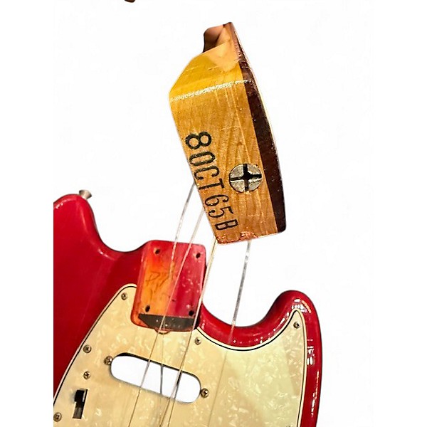 Vintage 1965 Fender Mustang Dakota Red Solid Body Electric Guitar