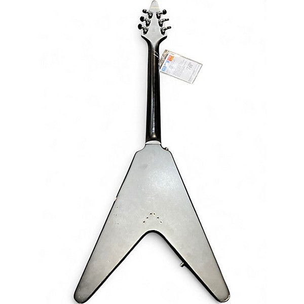Used Epiphone Gothic 1958 Flying v Black Solid Body Electric Guitar