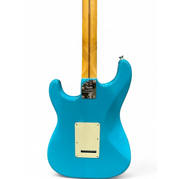 Used Fender American Professional II Stratocaster MIAMI BLUE Solid Body Electric Guitar