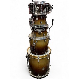 Used Mapex 5 Piece Meridian The Smasher Tobacco Drum Kit
