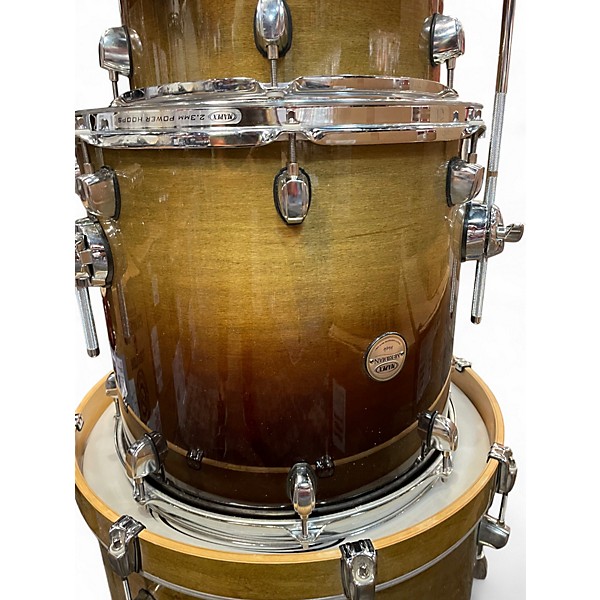 Used Mapex 5 Piece Meridian The Smasher Tobacco Drum Kit