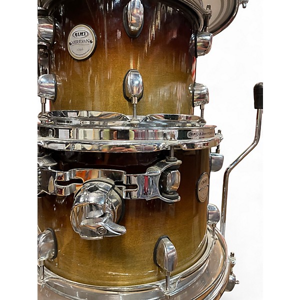 Used Mapex 5 Piece Meridian The Smasher Tobacco Drum Kit