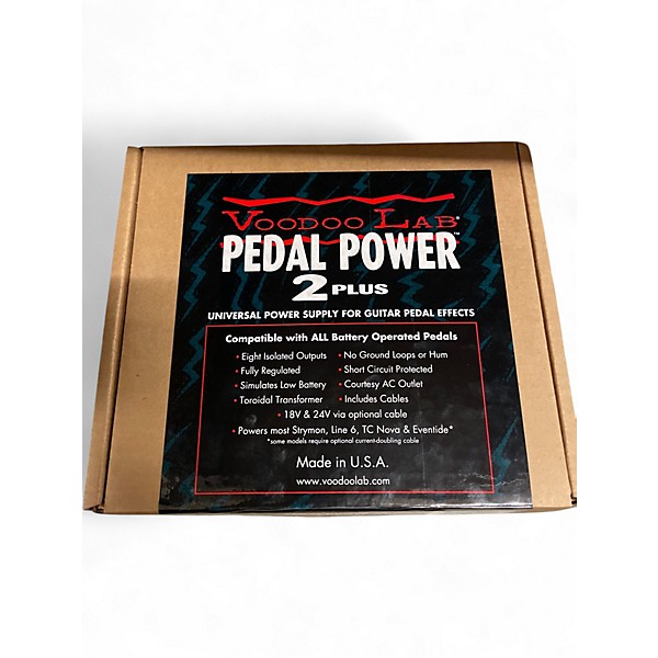 Used Voodoo Lab Pedal Power 2+ Power Supply | Guitar Center