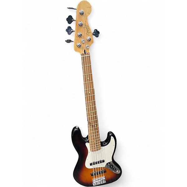 Used 2019 Fender Jazz Bass 5-String 3 Color Sunburst Electric Bass Guitar