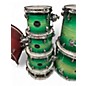 Used Mapex 7 Piece ARMORY SERIES 7 PIECE EMERALD BURST Drum Kit