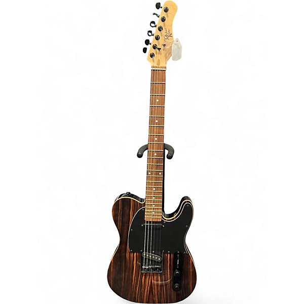 Used Michael Kelly Custom Collection 50 Striped Ebony Solid Body Electric Guitar