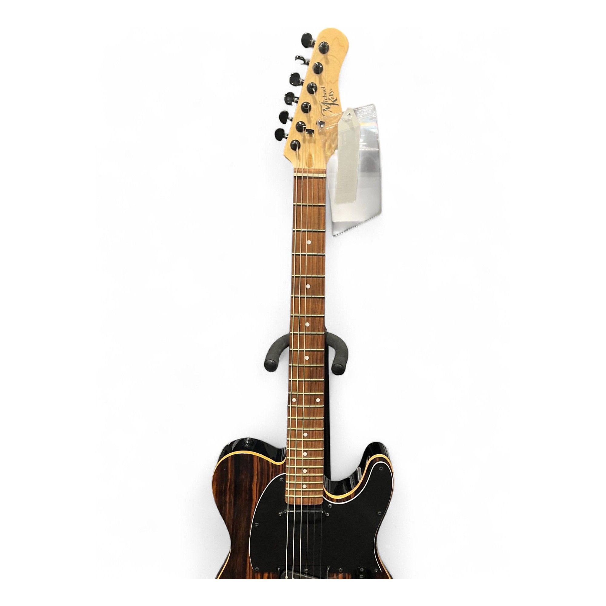 Used Michael Kelly Custom Collection 50 Striped Ebony Solid Body