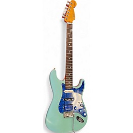 Used Fender stratocaster light sky blue Solid Body Electric Guitar