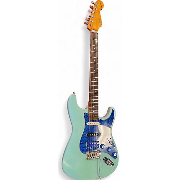 Used Fender stratocaster light sky blue Solid Body Electric Guitar