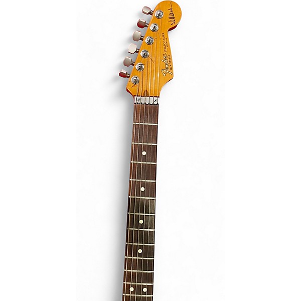 Used Fender stratocaster light sky blue Solid Body Electric Guitar