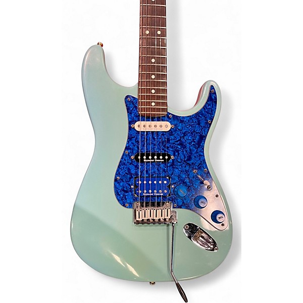 Used Fender stratocaster light sky blue Solid Body Electric Guitar