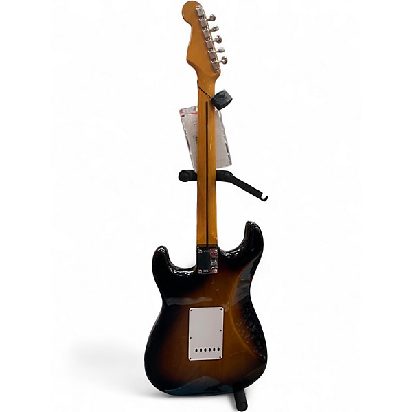 Used Fender 70TH ANNIVERSARY AMERICAN VINTAGE II 1954 STRATOCASTER 2 Tone Sunburst Solid Body Electric Guitar