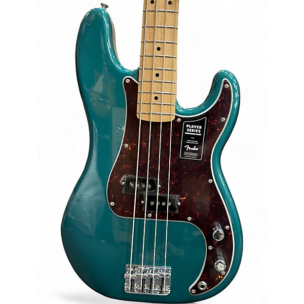 Used Fender Player Precision Bass Ocean Turquoise Electric