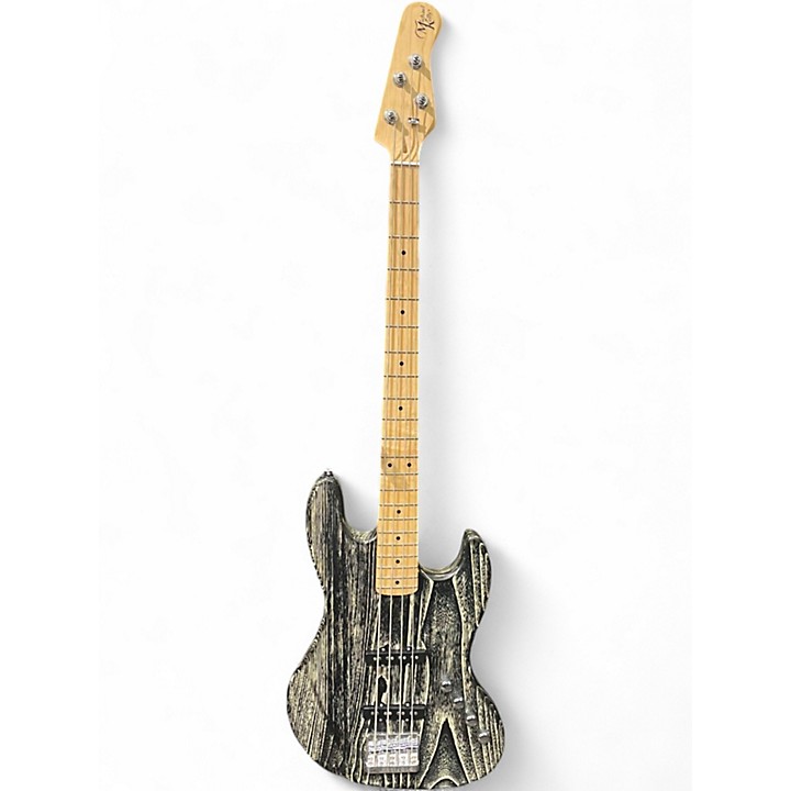 Used Michael Kelly ELEMENT 4 Black and White Electric Bass Guitar