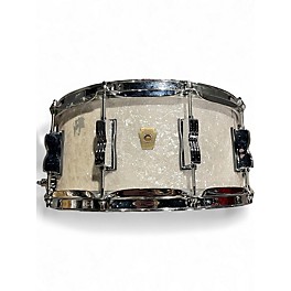 Used Ludwig 6.5X14 Classic Snare White Marine Pearl Drum