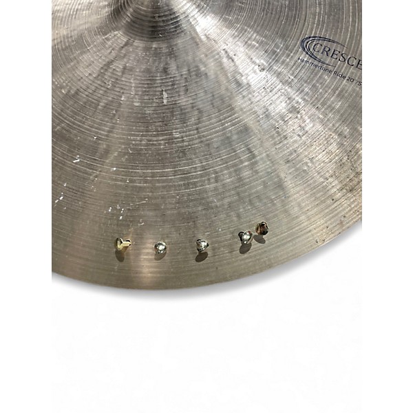 Used Crescent Cymbals 20in Hammertone Ride w/ Rivets Cymbal