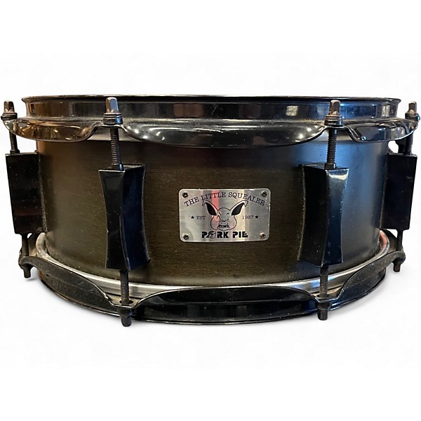 Used Pork Pie 12X5 Little Squealer Snare Walnut Drum