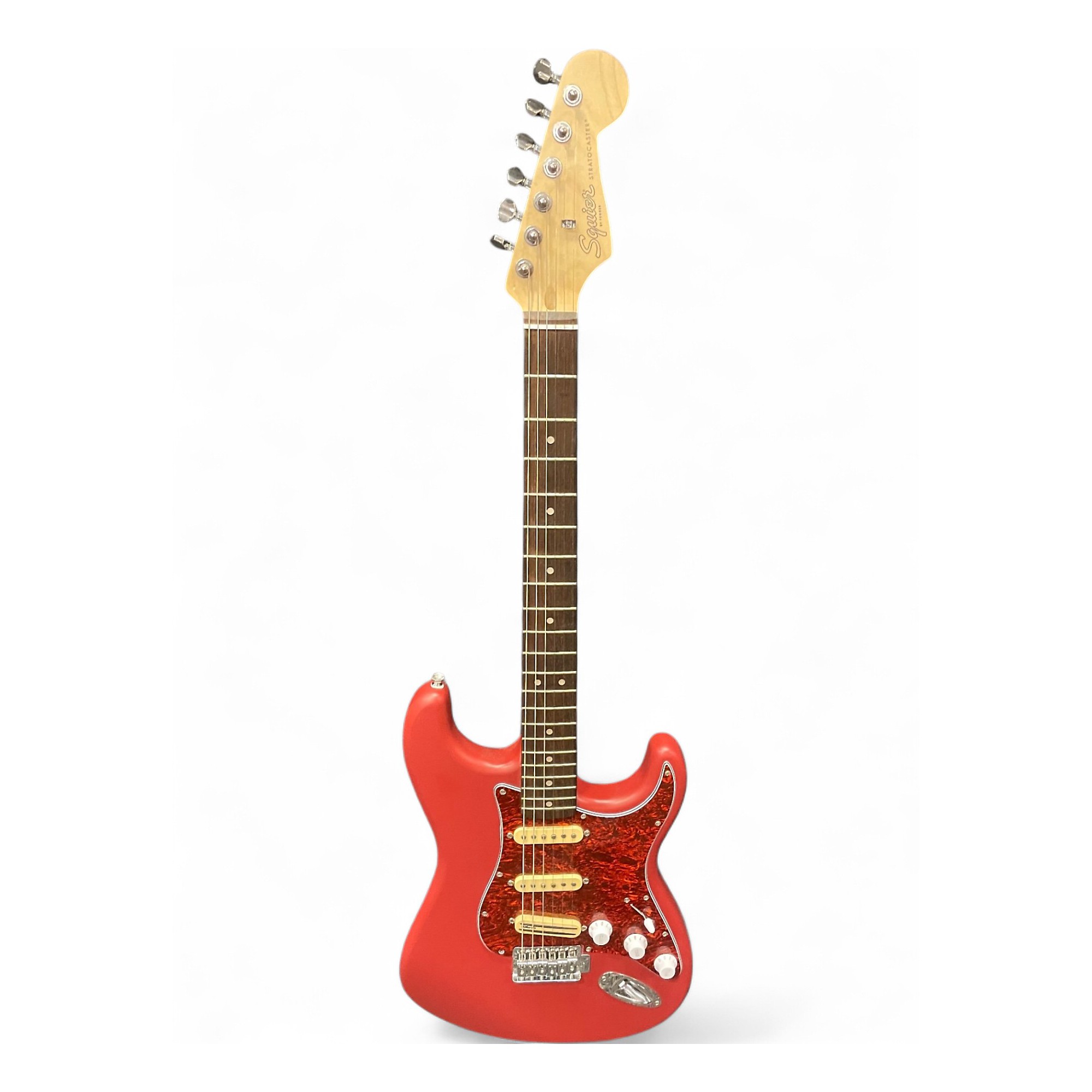 Used Squier DEBUT STRATOCASTER RED Solid Body Electric
