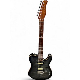 Used Sire Larry Carlton TRANSPARENT BLACK Solid Body Electric Guitar