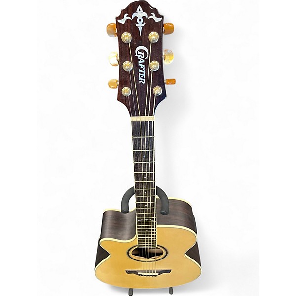 Used Crafter Guitars AMAZE PLUS LH Natural Acoustic Electric Guitar