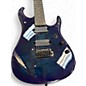 Used Sterling by Music Man JP157DQM 7-STRING Blue Solid Body Electric Guitar