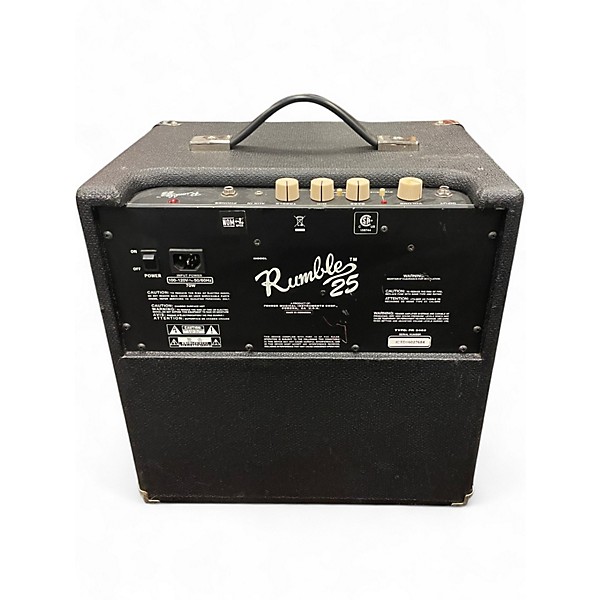 Used Fender Rumble 25 25W 1x8 Bass Combo Amp
