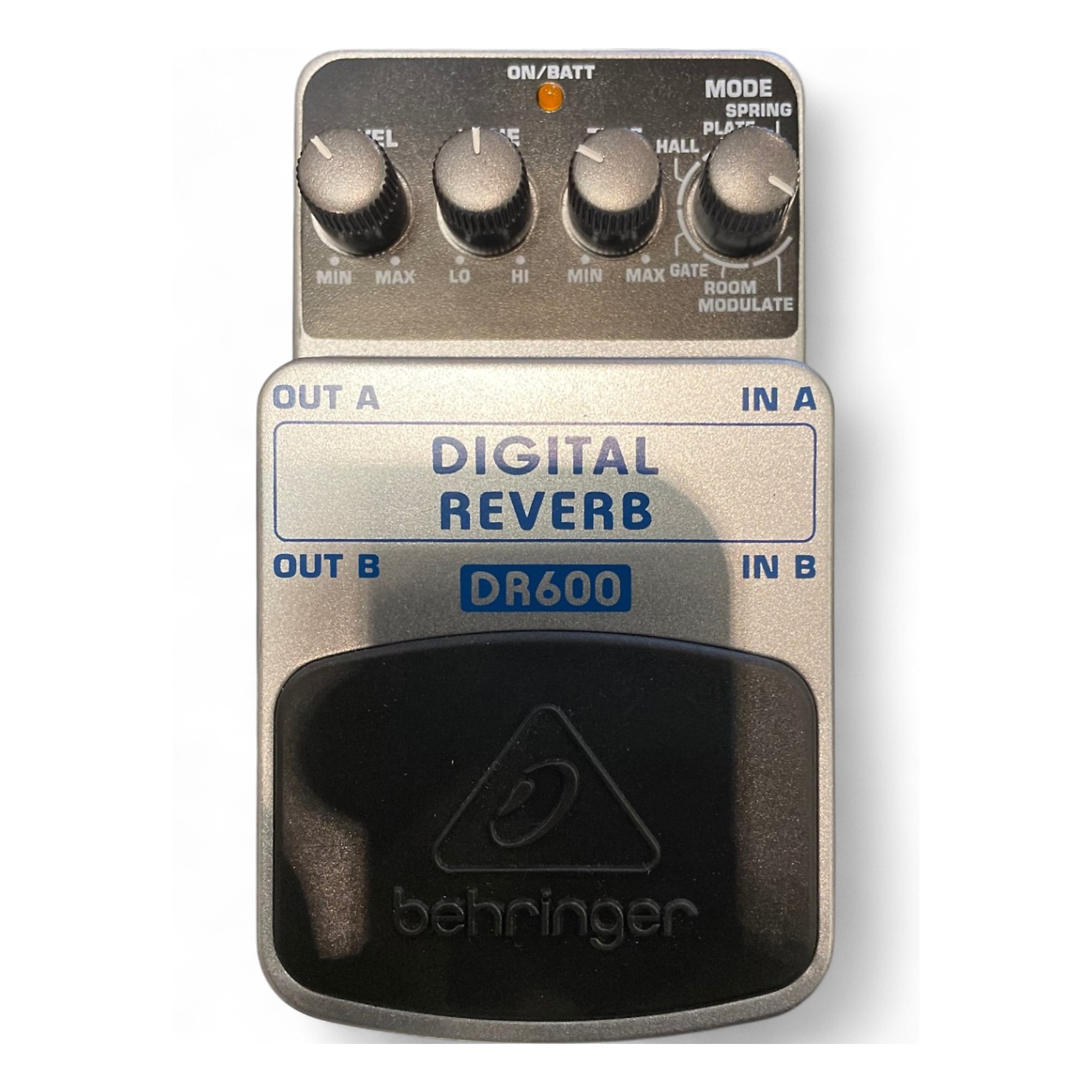 Used Behringer DR600 Digital Stereo Reverb Effect Pedal