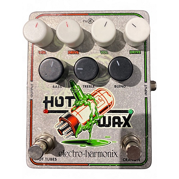 Used Electro-Harmonix Hot Wax Multi Overdrive Effect Pedal
