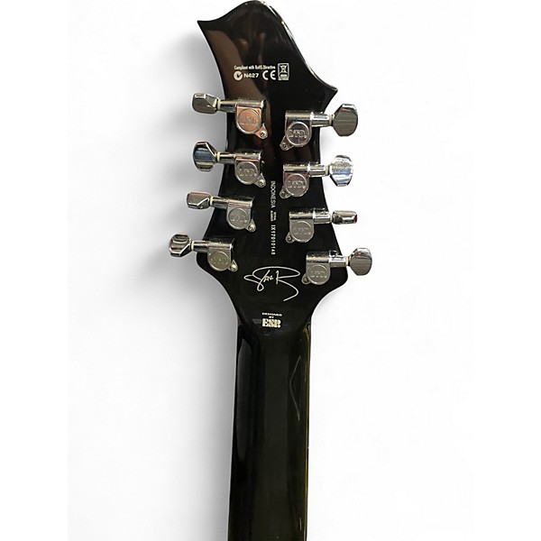 Used ESP LTD JR-208 Black Solid Body Electric Guitar Black