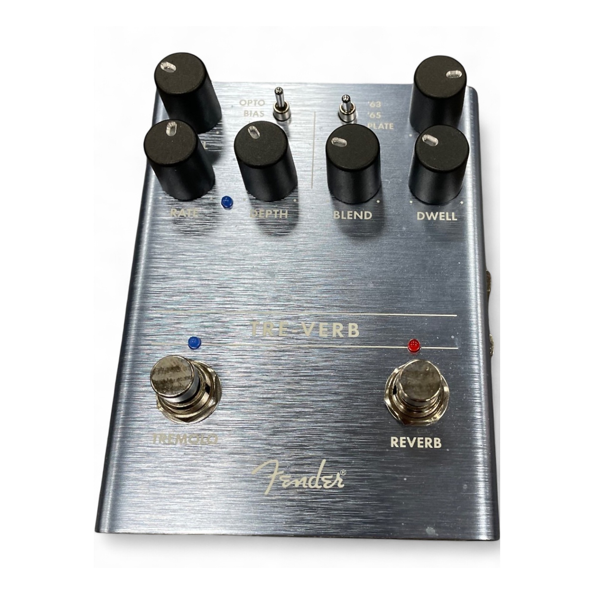 ■【箱・取説付】FENDER　TRE-VERB PEDAL エフェクター Amazon | Fender エフェクター Tre-Verb Digital Reverb/Tremolo