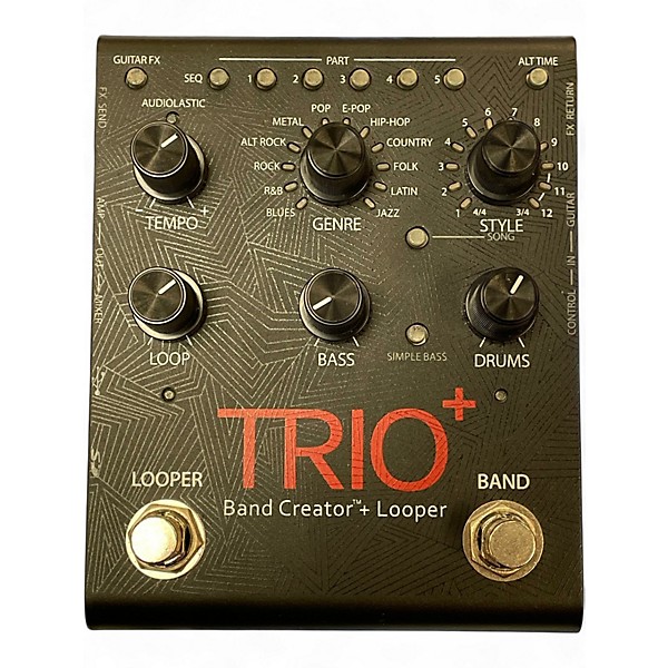 ギター TRIO+ Band Creator+Looper Digitech Used DigiTech Trio+ Band Creator Plus Looper Pedal | Guitar