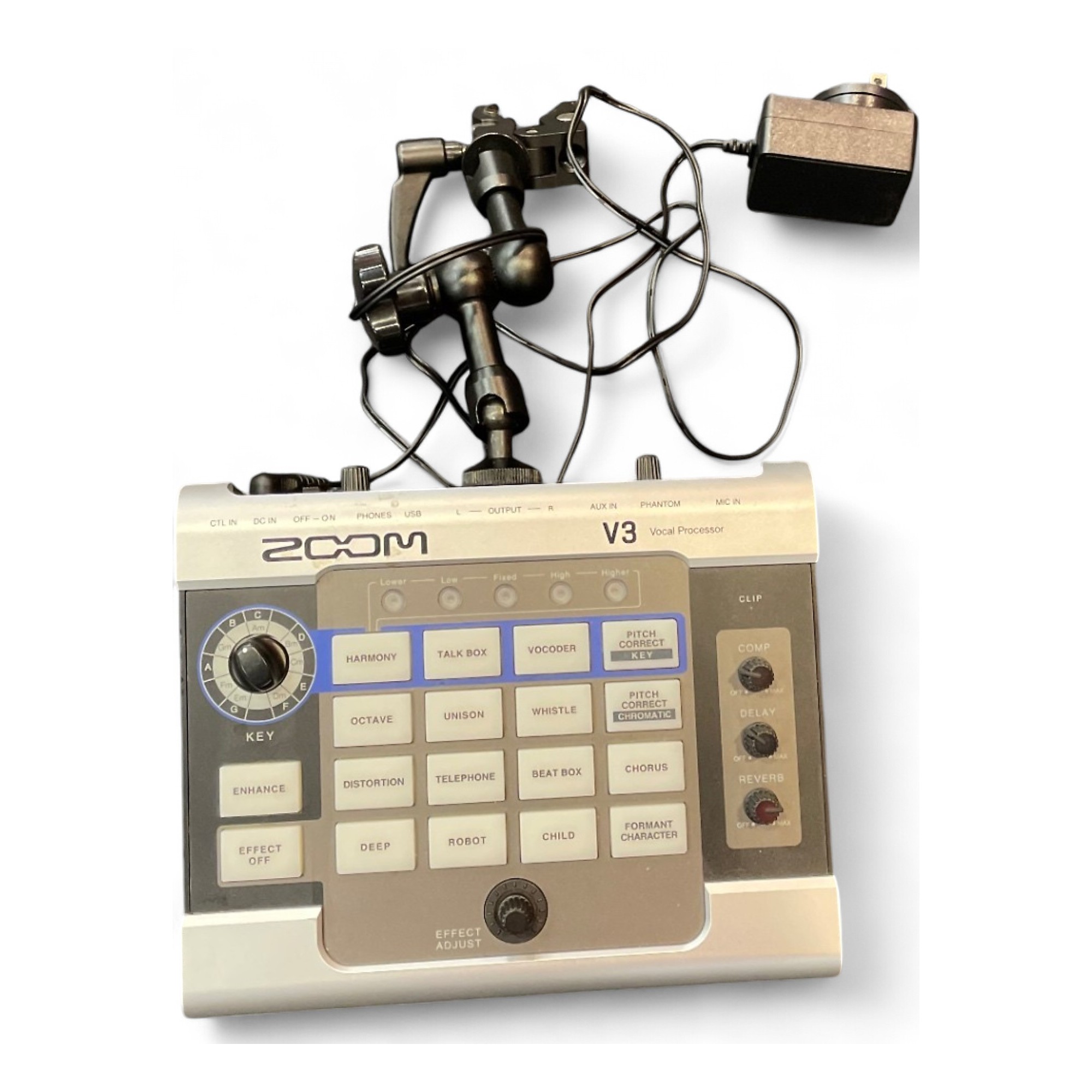 【美品】Zoom V3 Vocal Processor + HRM-7【中古】 Used Zoom V3 vocal processer Vocal Processor | Guitar Center