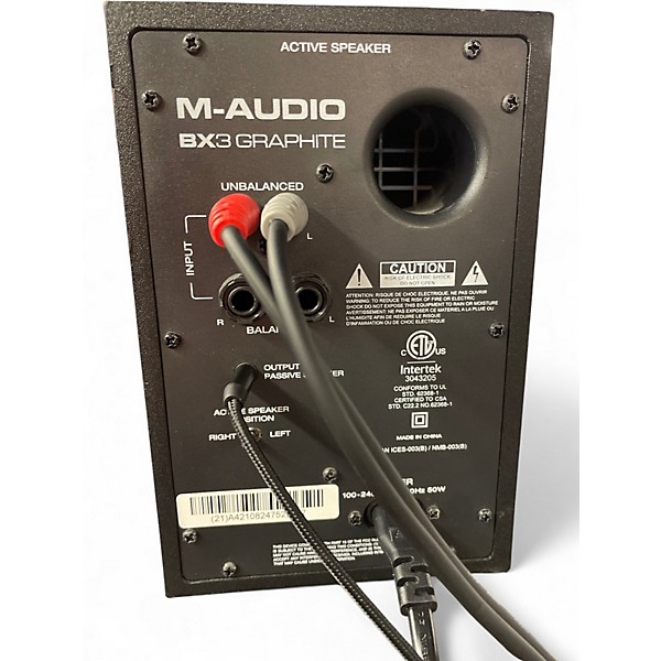 Used M-Audio BX3 PAIR Powered Monitor