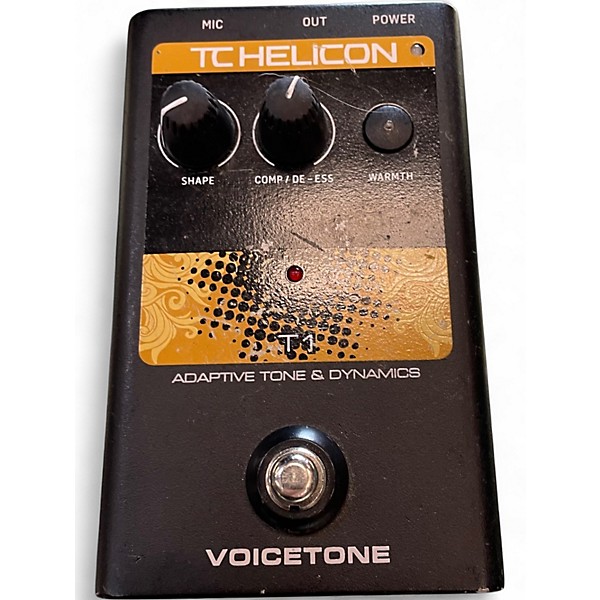TC HELICON (ティーシーヘリコン) VoiceTone T1 中古品 Used TC Helicon VOICETONE T1 Effect Pedal | Guitar Center