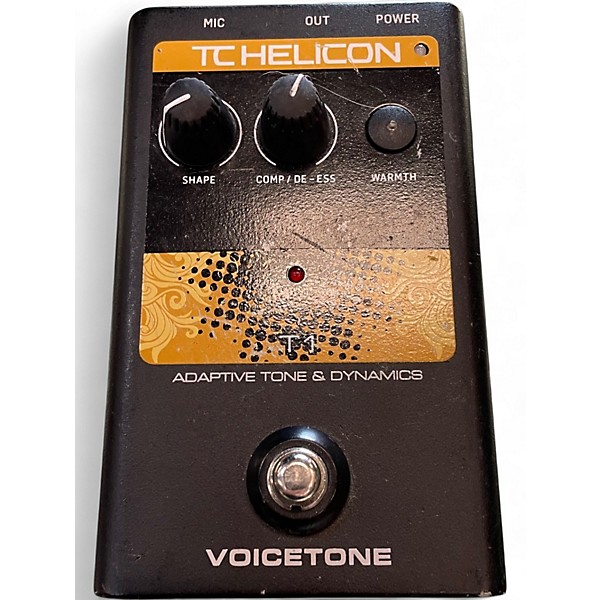 TC-Helicon T1 アダプティブトーンプロセッサー Used TC Helicon VOICETONE T1 Effect Pedal | Guitar Center