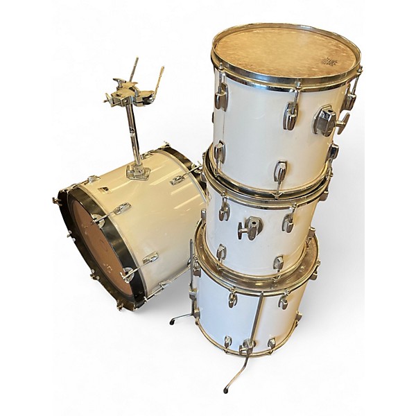 Used Ludwig 4 Piece Cortex BeBop White Drum Kit