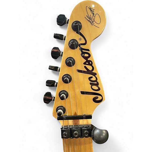 Used Jackson Adrian Smith Signature White Solid Body Electric Guitar